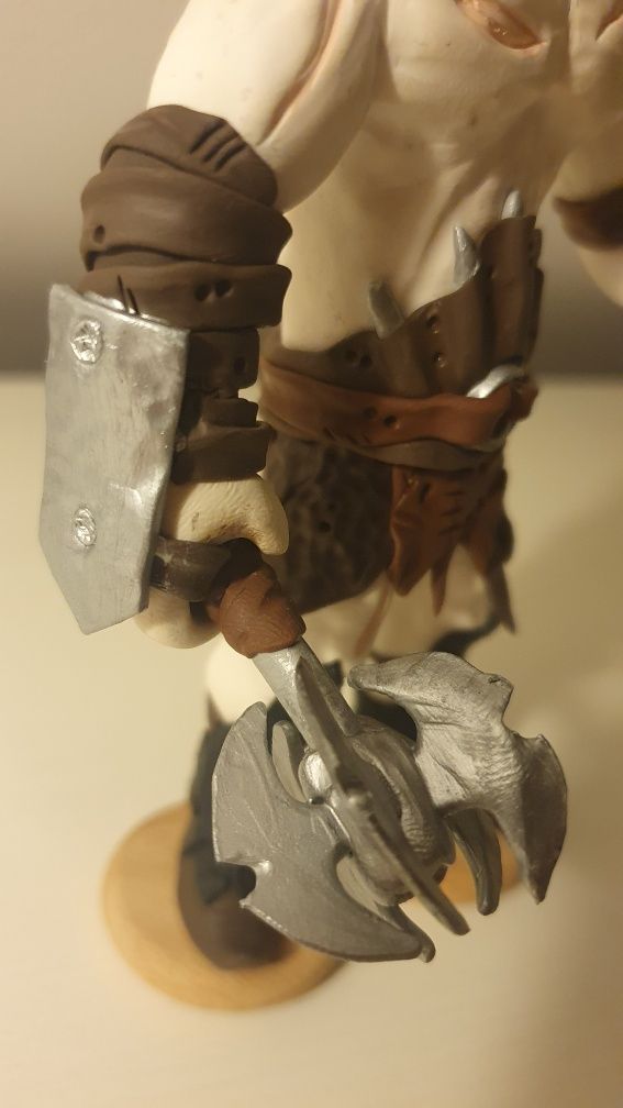 Ork Azog Plugawy figurka z modeliny inspirowane Hobbit