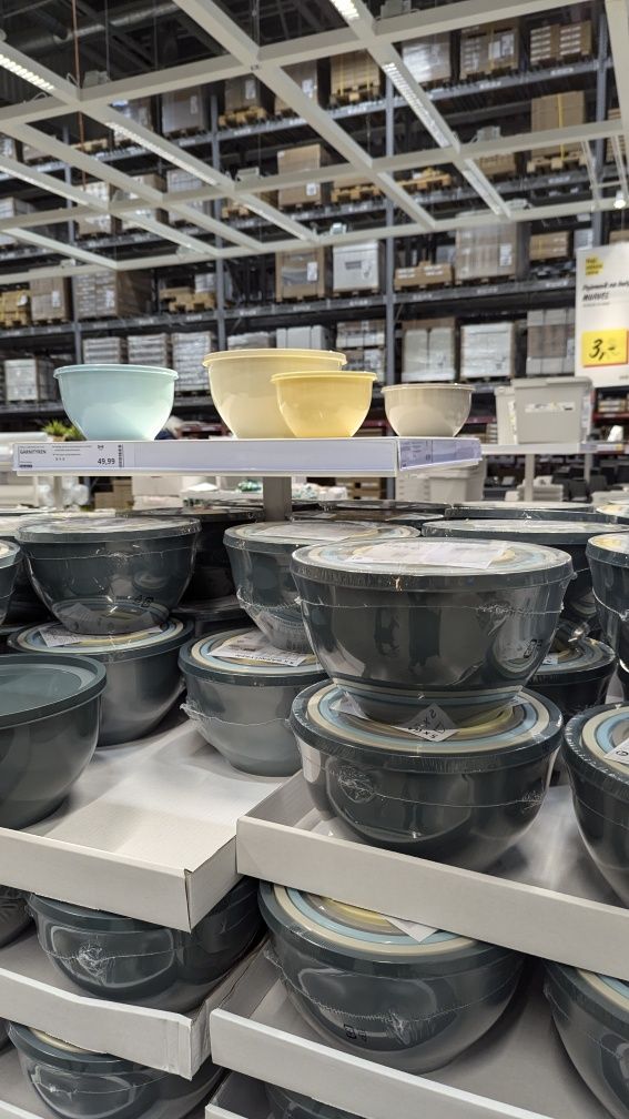 650 грн Миски 5шт в наборі ikea икеа в наявності