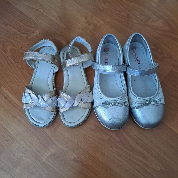Baletki i sandały lasocki r.33/32 za20zł