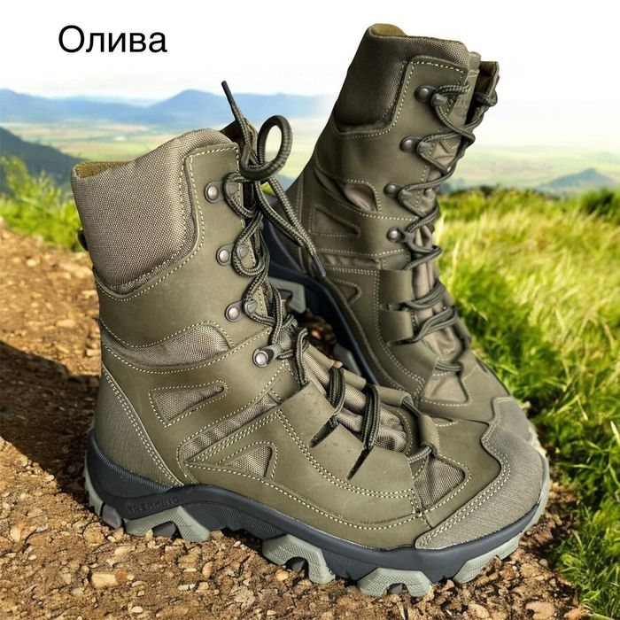 Берці зимові хутро штучне натуральне Гортекс шкіра 3 коліра 40-46 Розн