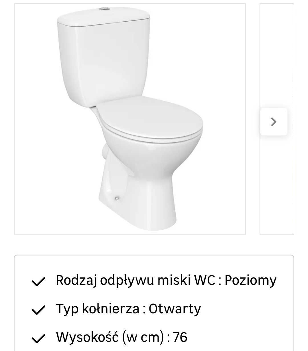 NOWY WC kompakt wolnostojący Relax Mito
