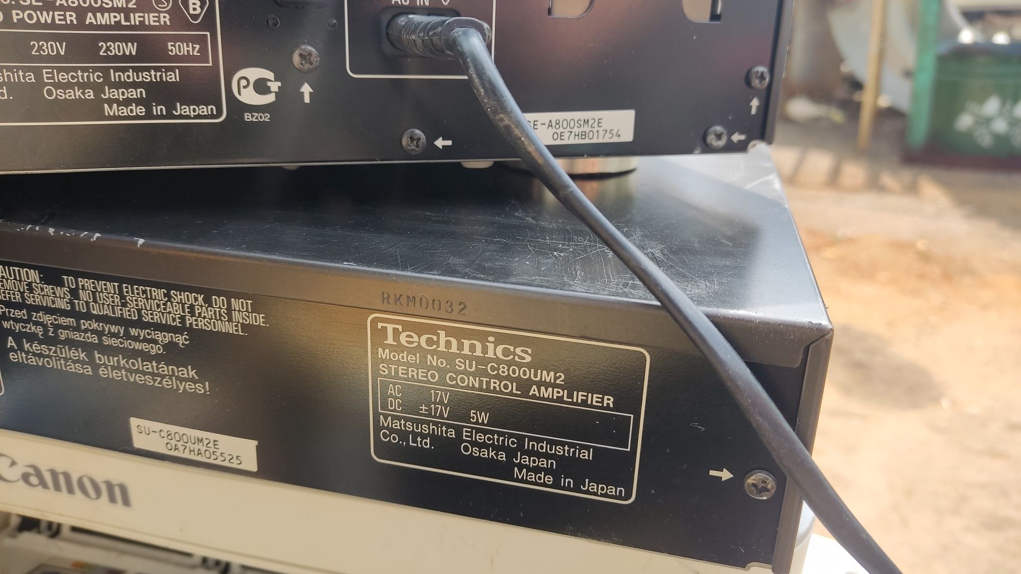 Стерео підсилювач з контролером Technics SE-A800