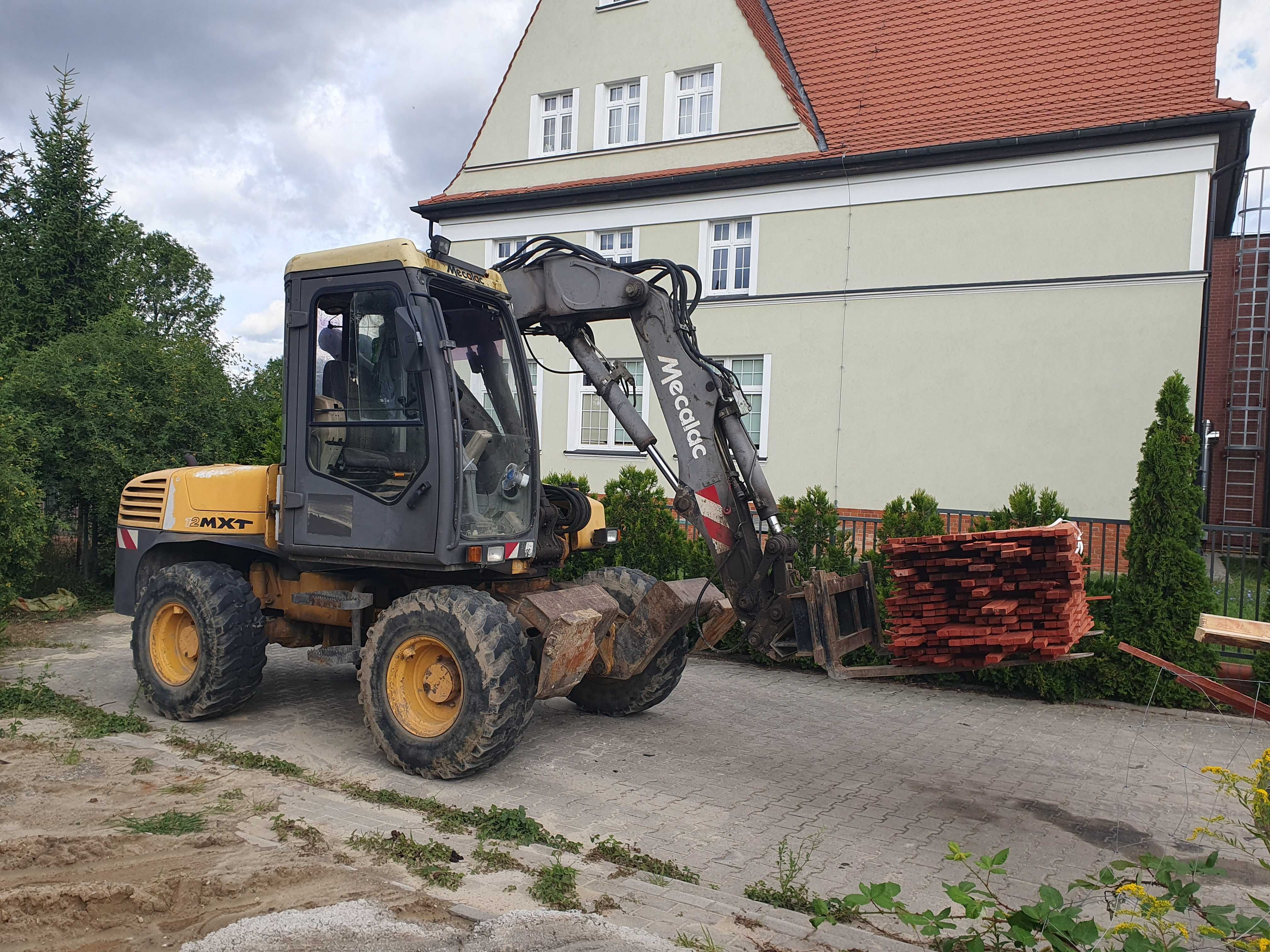 Koparko ładowarka Koparka Minikoparka Dobroszyce Oleśnica Bierutów