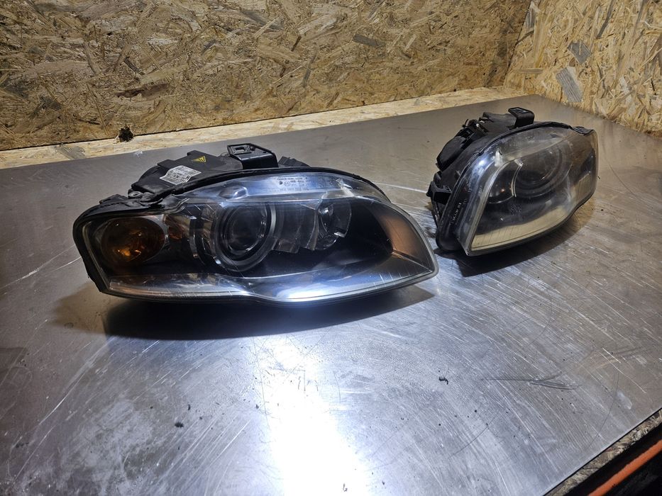 Lampa prawa lewa Xenon Audi A4 B7 światło lampy reflektory A4 B6 xenon