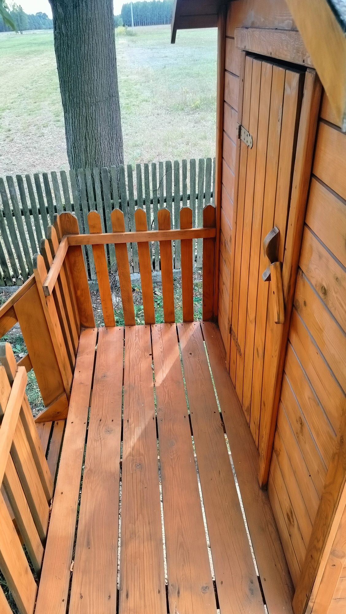 Plac zabaw Domek+piaskownica+huśtawki