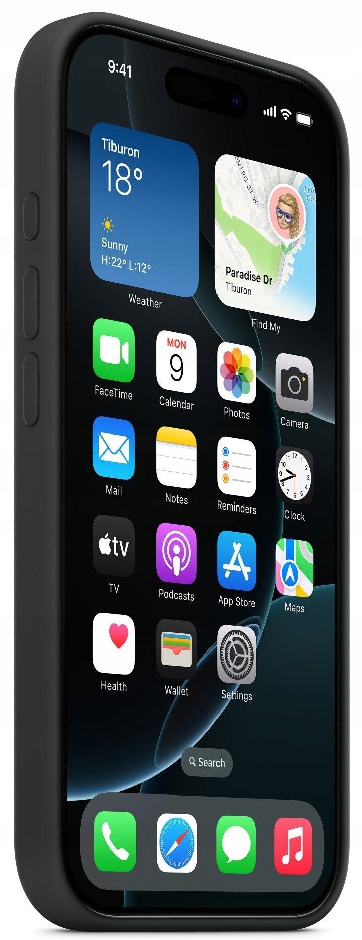 Plecki Apple do Apple iPhone 16 Pro czarny