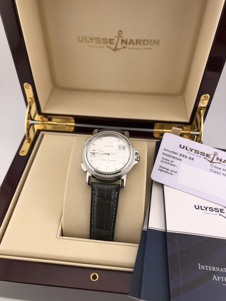 Ulysse Nardin Dual time Lady diamonds 223-22