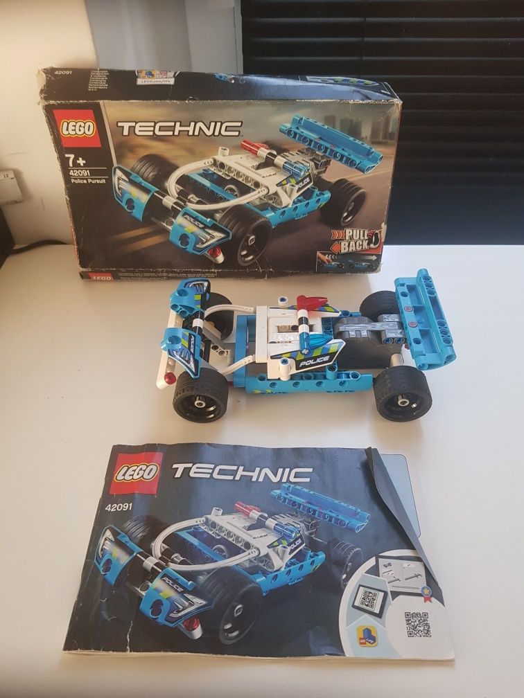 Lego technic 42091 samochód policyjny