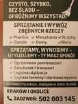 Sprzątanie i wywóz zbędnych rzeczy