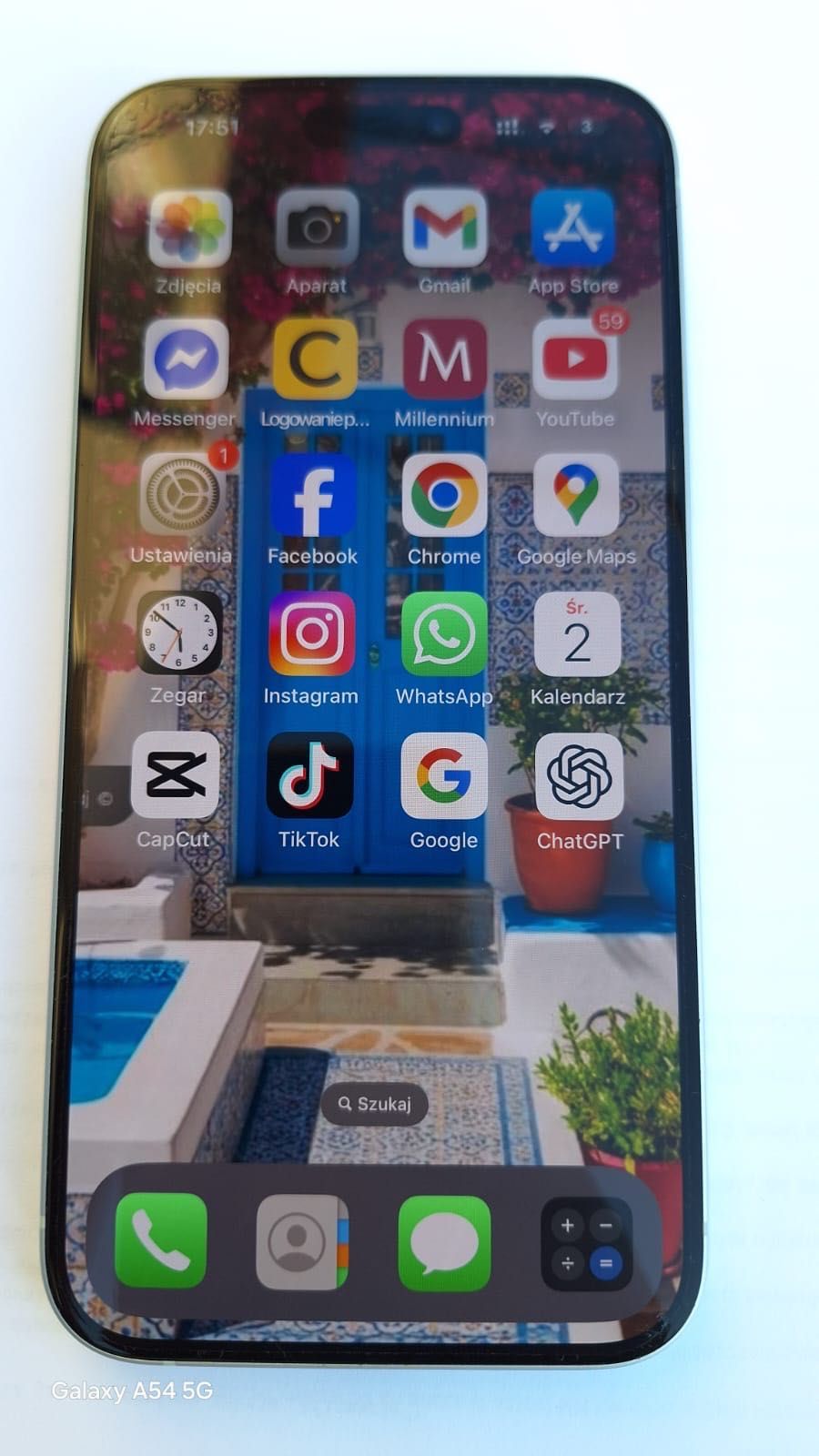 iPhone 15 plus 128MB biały idealny
