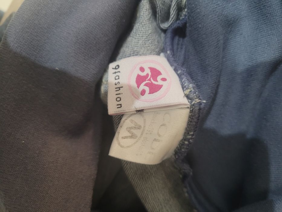 Jeansowe spodnie ciążowe 9fashion, rozmiar M