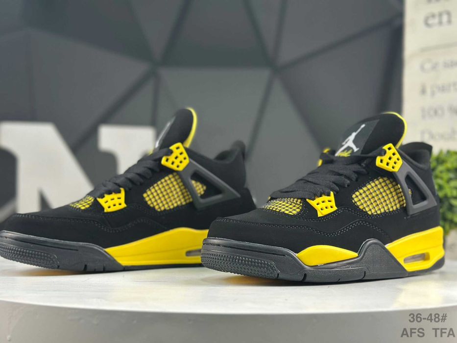 "Buty Trampki" Jordan 4_Retro Thunder _R.41