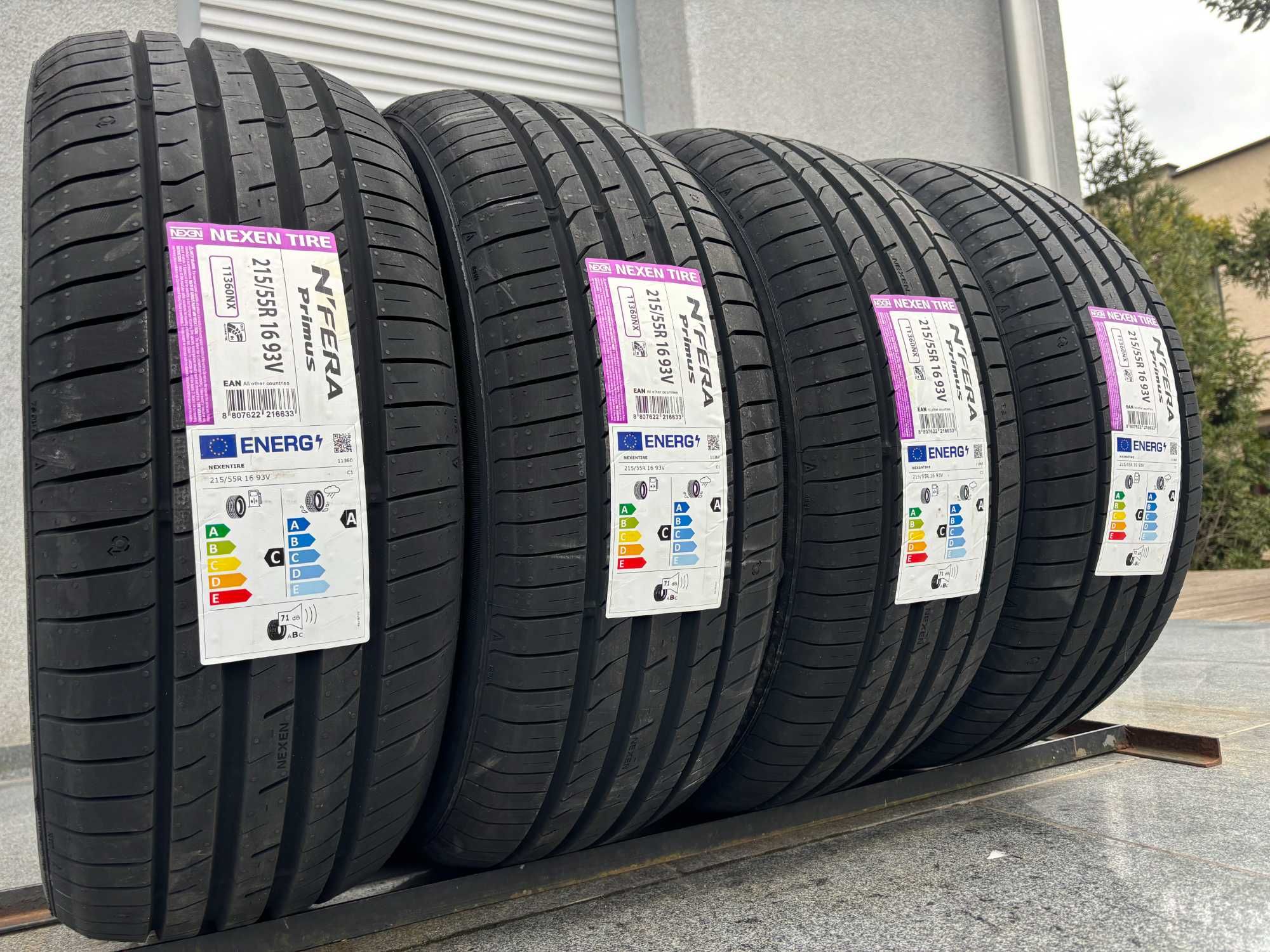 4szt letnie 215/55R16 Nexen N'Fera 93V Prod. 2024 rok! C,A,71db gwaran