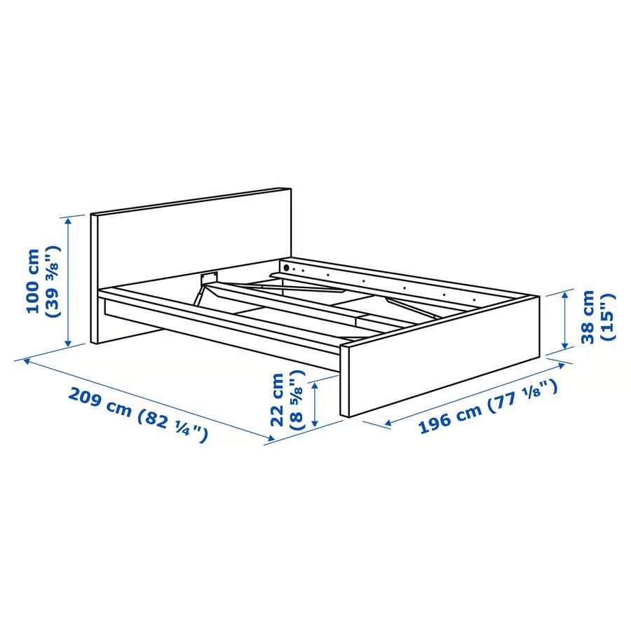 Cama MALM 180x200