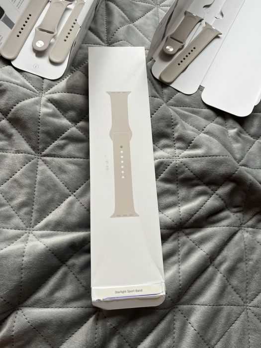 Оригінальні нові ремінці Apple Sport Band Starlight для Apple Watch