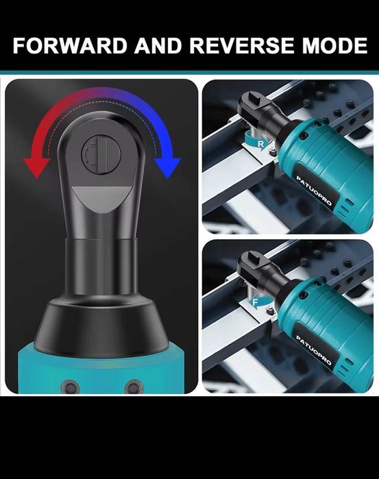 klucz zapadkowy - grzechotka 1/2", 100N.m na baterie Makita 18v