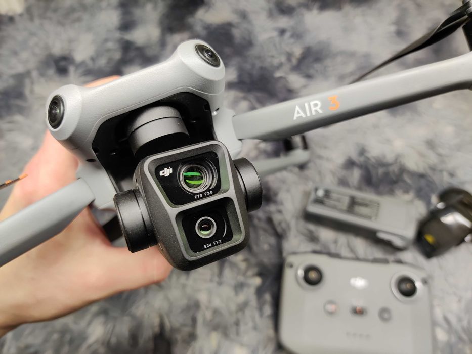 Новий дрон DJI Air 3 (DJI RC-N2) квадрокоптер zoom drone Mavic