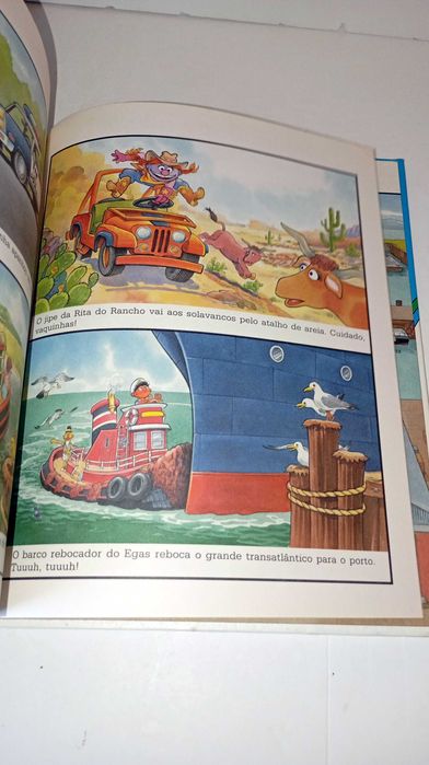 Carros, Camionetas, barcos, Bicicletas - Rua Sésamo