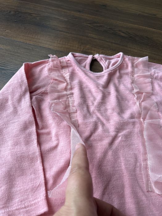 Bluza i 2 koszulki z dlugim rekawem 86.   „17”