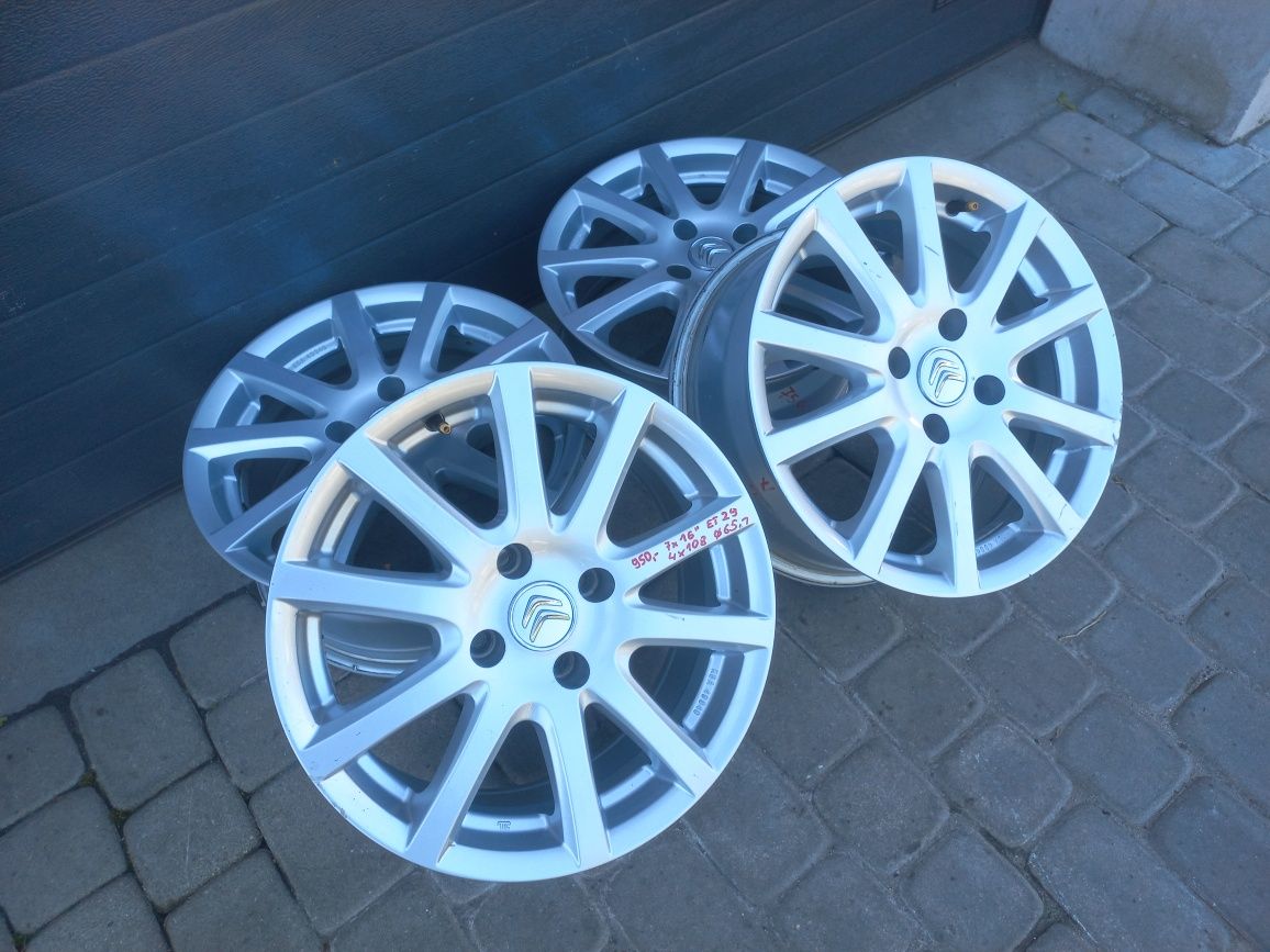 Felgi aluminiowe 16" 4x108 do Citroen