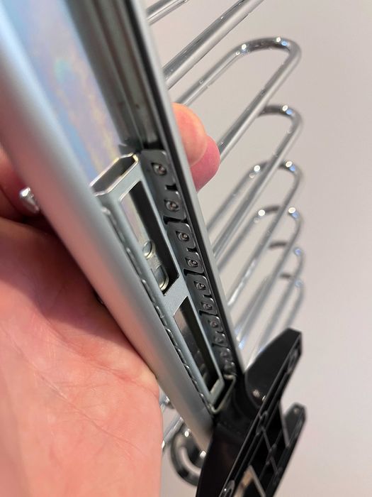 GTV wysuwny wieszak na spodnie, podwieszany, chromowany 2x szt.