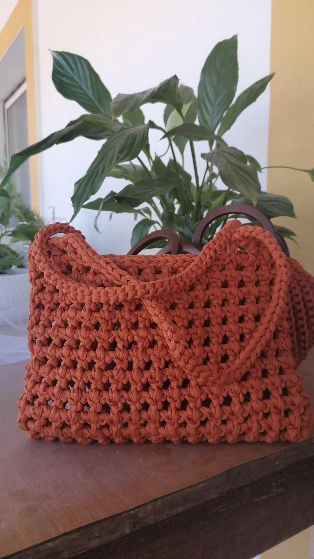 Bolsas de crochê