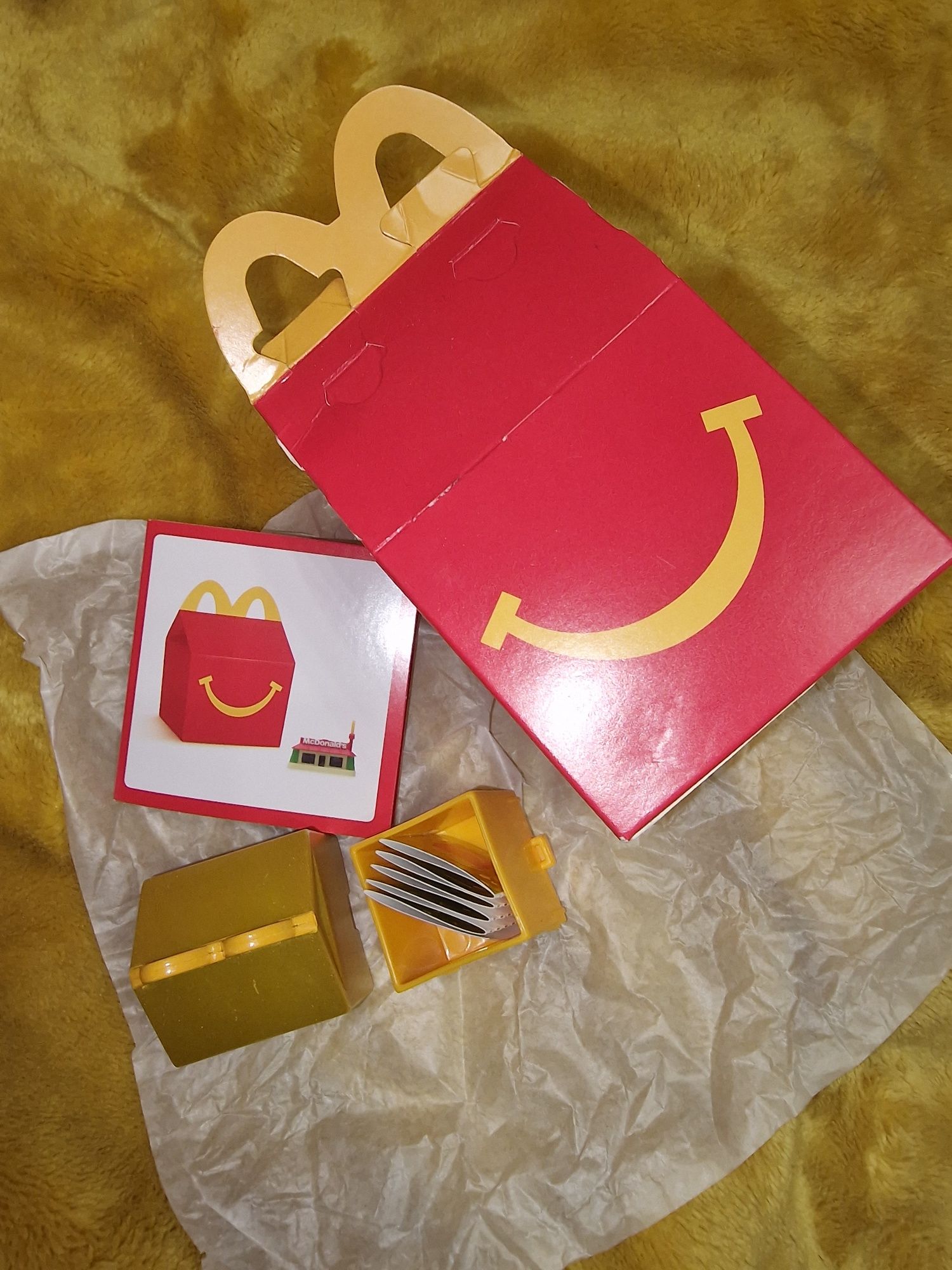 Хеппі міл міні McDonald's мини Макдональдс фігурки каса столик підніс.