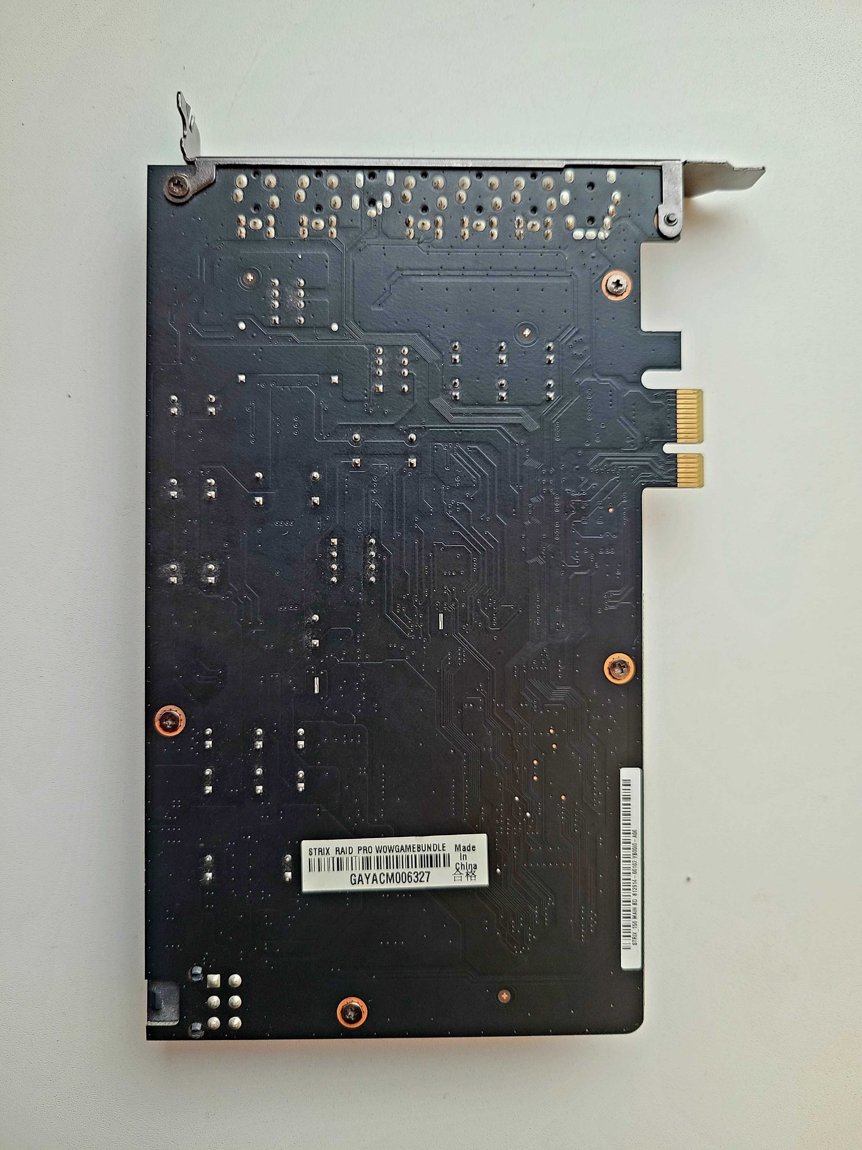 Asus strix raid pro звуковая карта pci-express