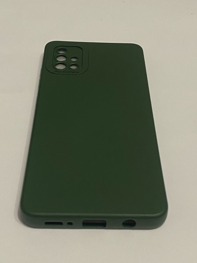 Чохол Samsung A51 Плотний Протиударний з Мікрофіброю