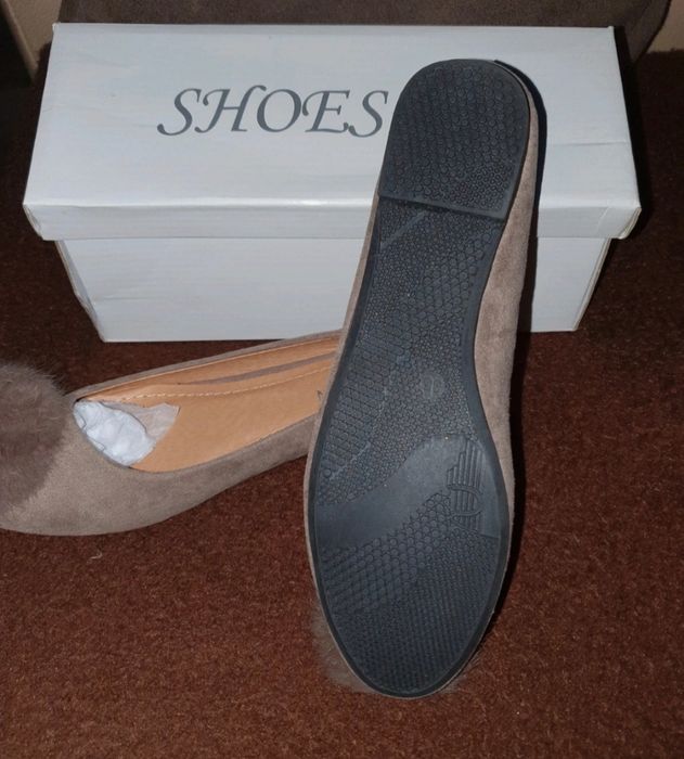 Nowe balerinki z puszkiem