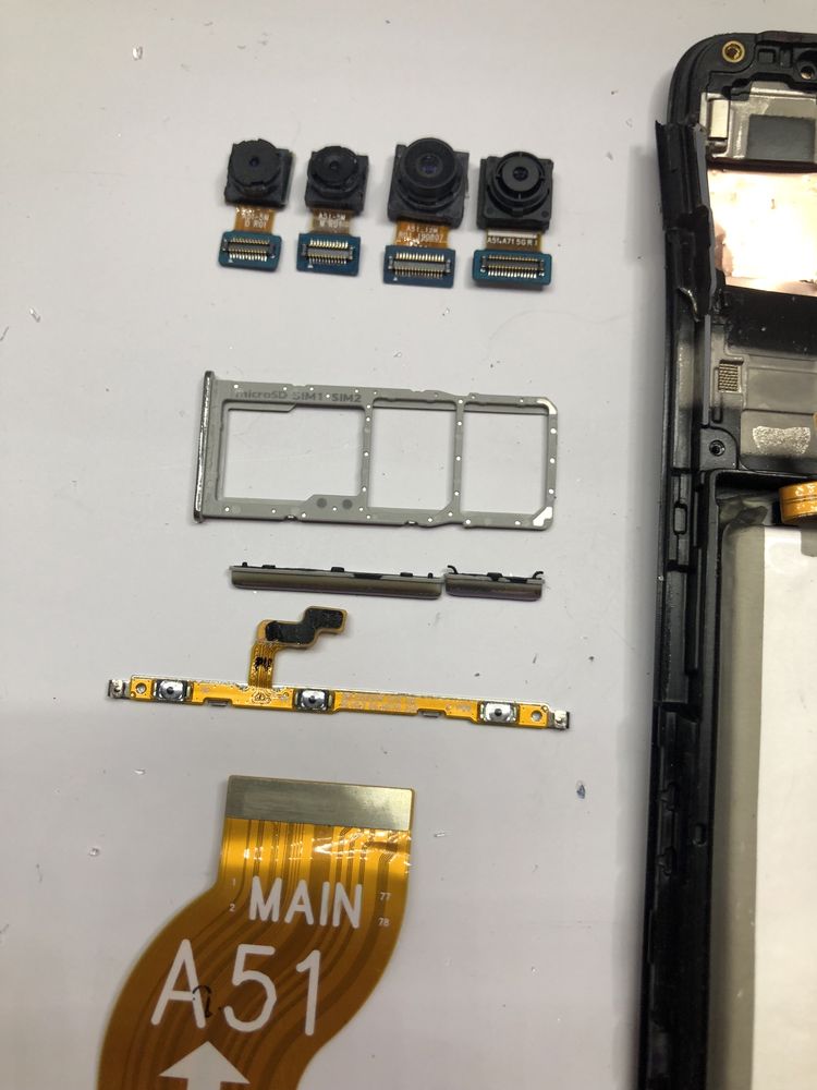 Запчастини samsung A51. А71