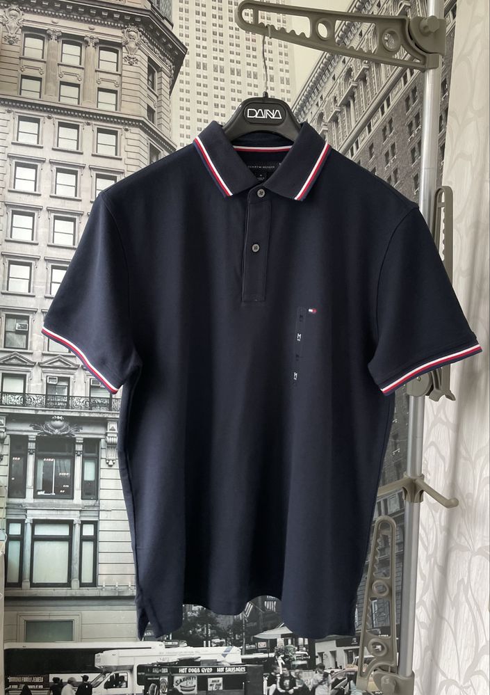 Футболка поло Tommy Hilfiger. Regular Fit . Оригінал. Розмір: М, L