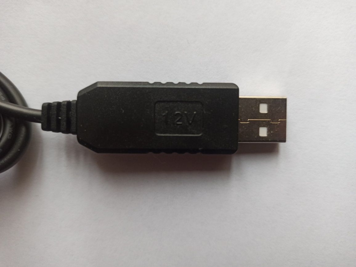 Кабель USB DC 9V, 12V для подключения роутера от повербанка