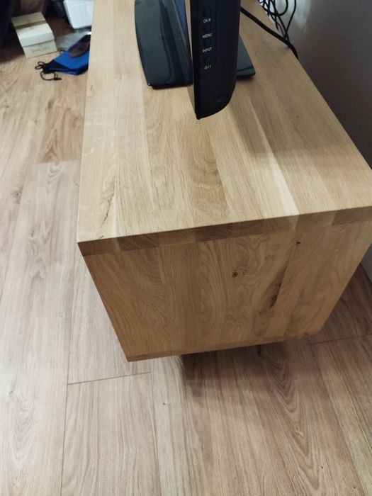 Szafka RTV dębowa Handmade