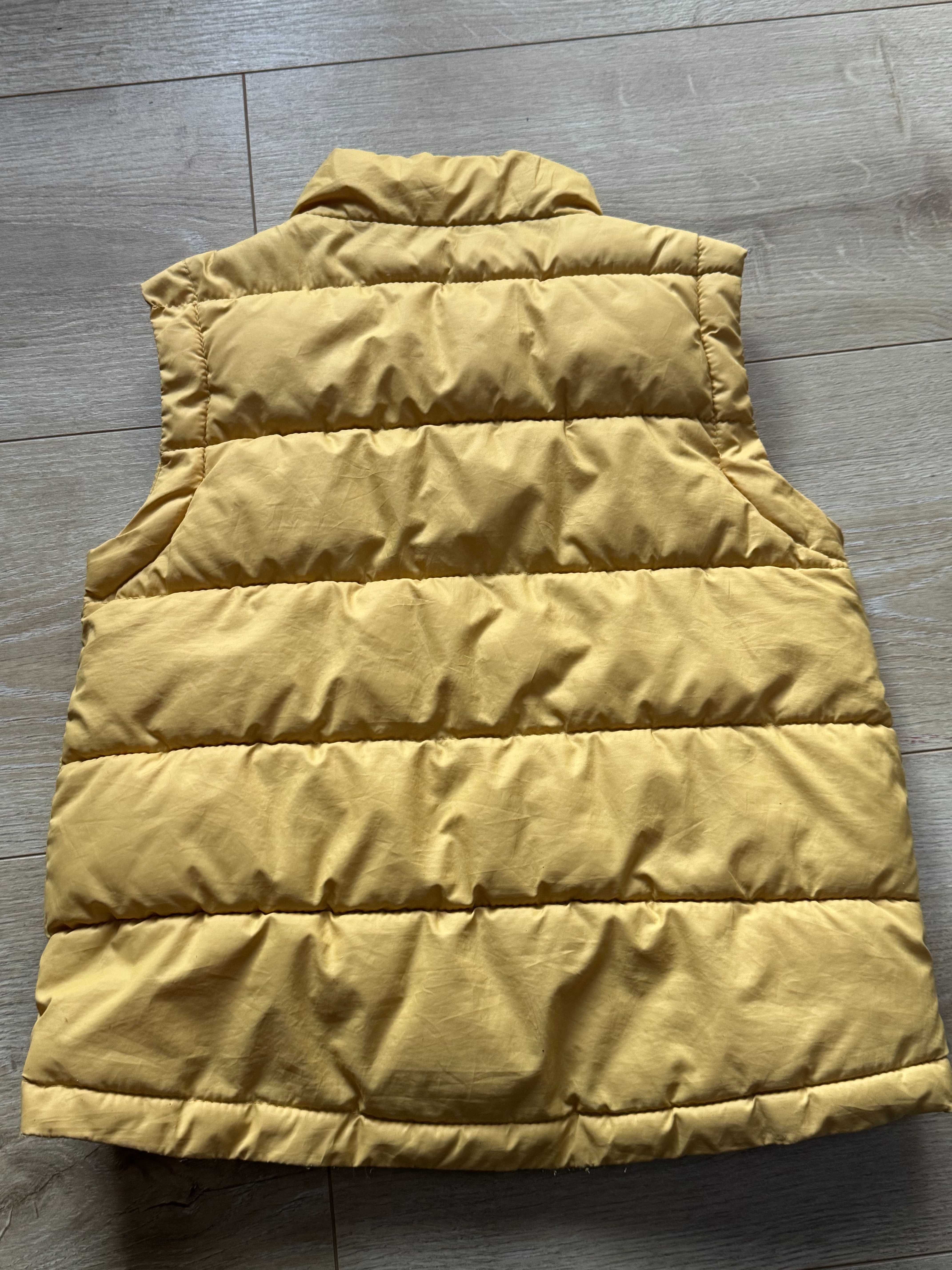 Żólta kamizelka pikowana bezrekawnik reserved unisex