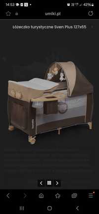 Dwupoziomowe łóżeczko turystyczne Lionelo z przewijakiem