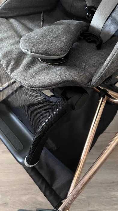 Carrinho Cybex Mios (Rose Gold) Platinum com Assento Grey Plus