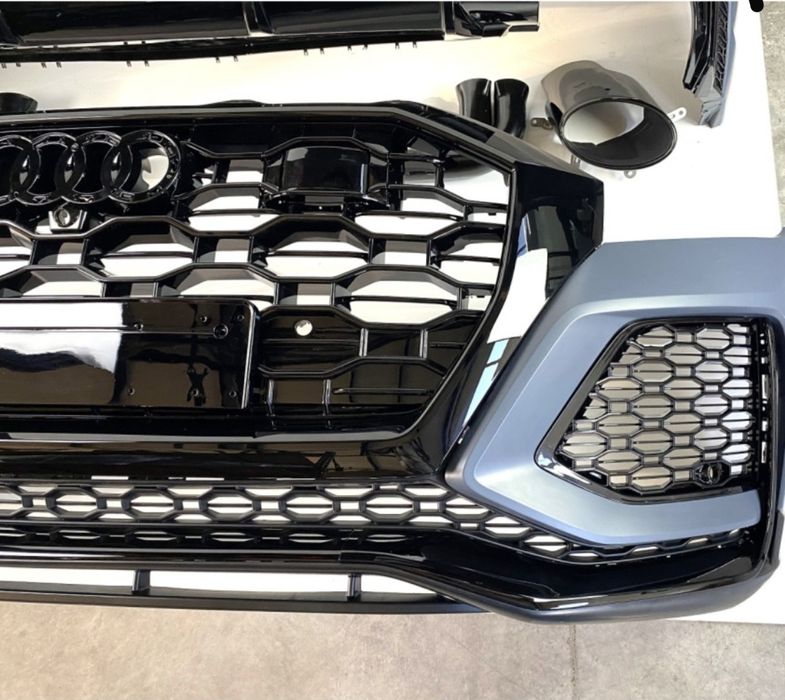 Комплект обвес RSQ8 для Audi Q8 4M 2018-2023 бампер передний задний