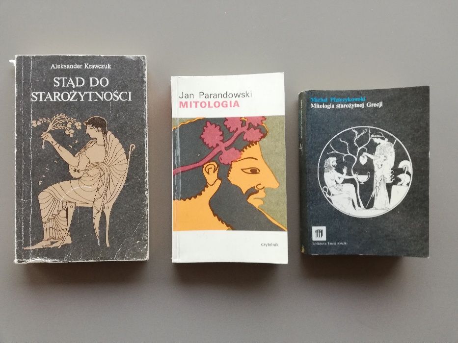 Książka zestaw książek mitologa grecka Starożytność