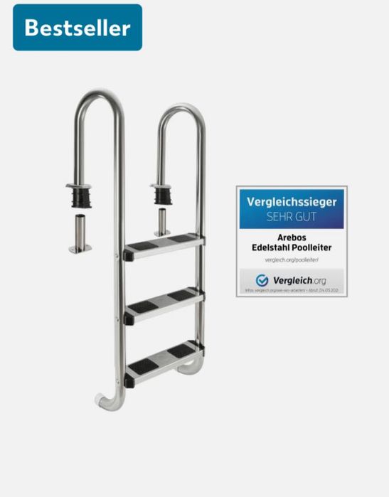 Drabinka basenowa AREBOS