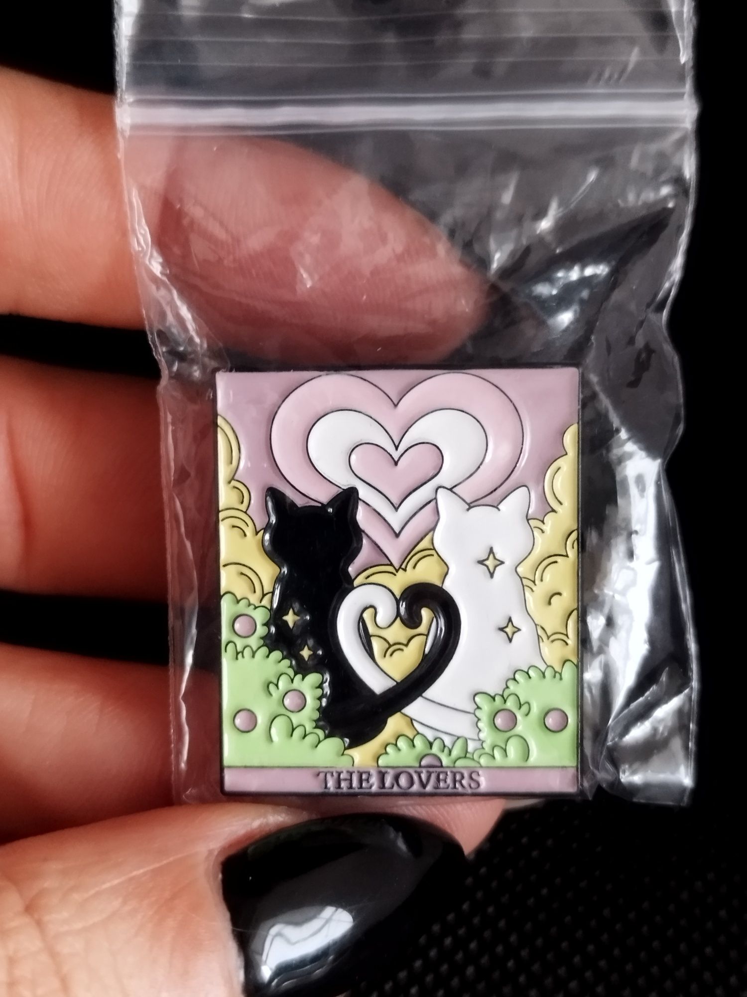 Pin, broche Tarot , Carta os amantes