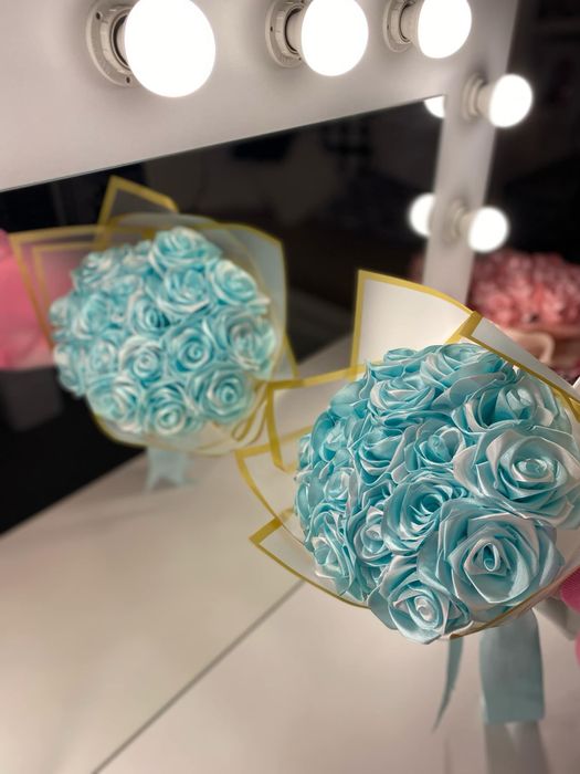 Bukiety roz ze wstazki satynowej prezent hit roze