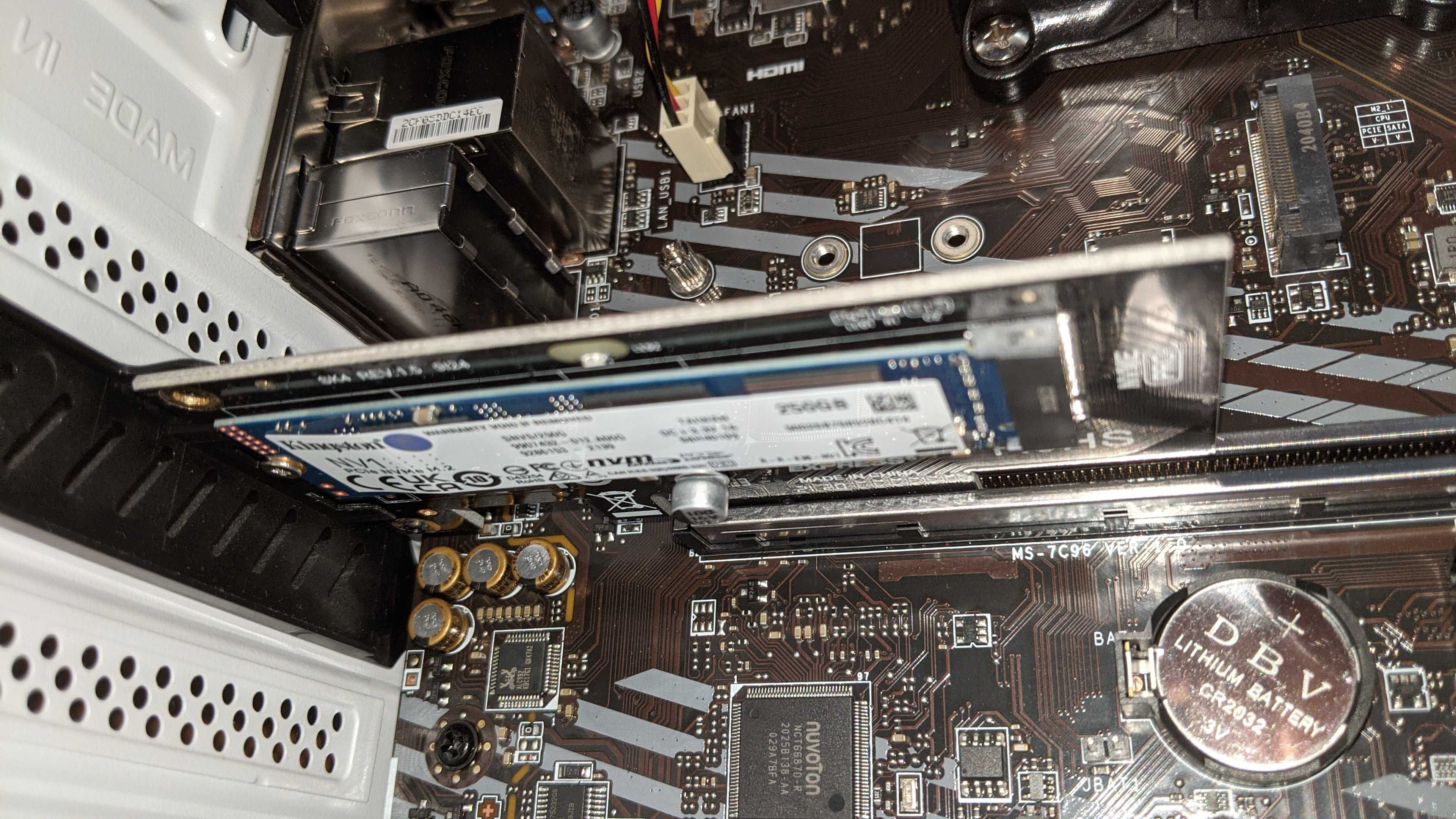 Адаптер  Pci Express 4.0 x4 на m.2 NVME