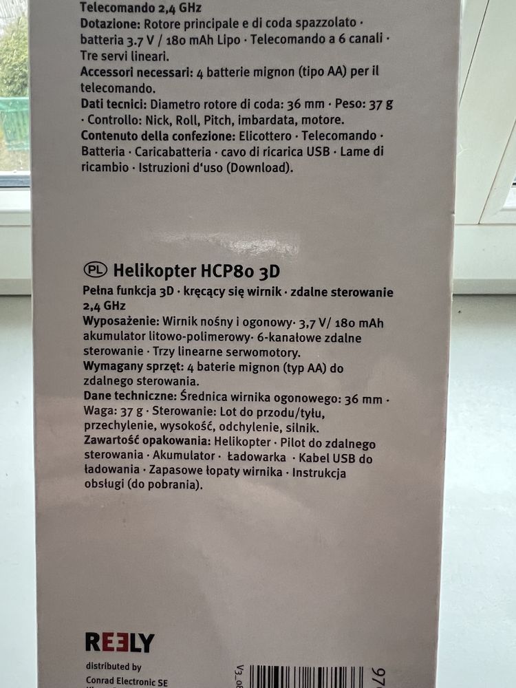 Helikopter HCP80 3D