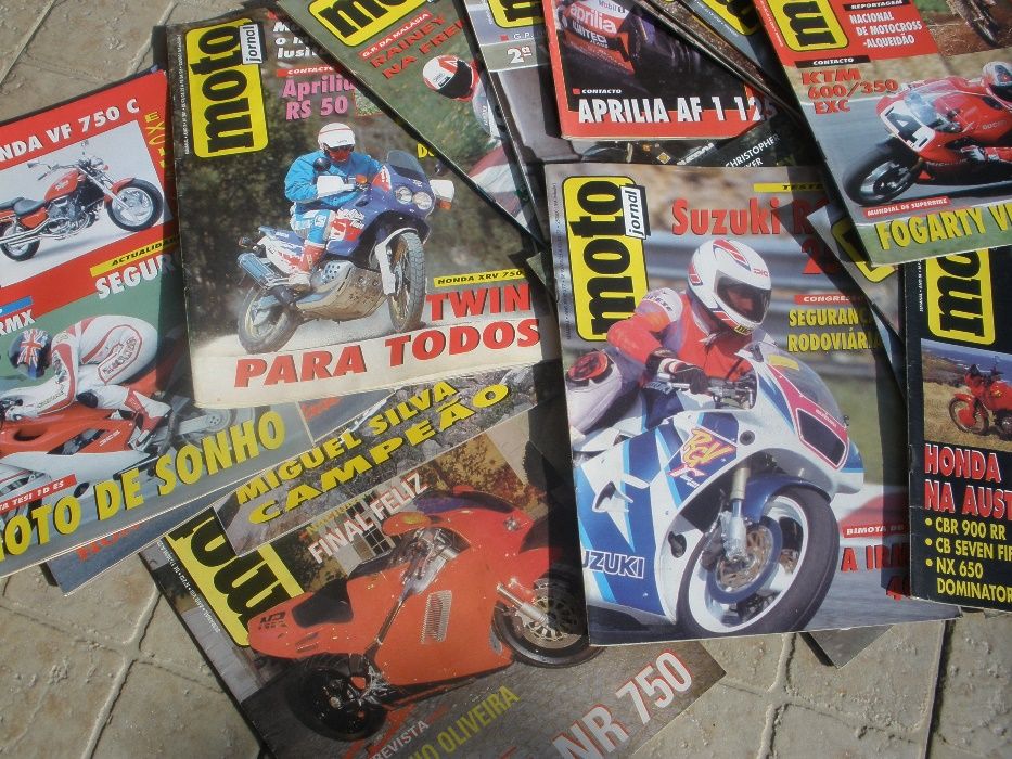 Coleção Revistas Motojornal e Motociclismo.