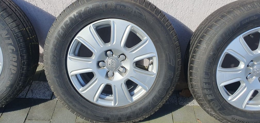 Felgi aluminiowe, Całe koła NOWE 5x112 ALUFELGI 16 AUDI Q3 TIGUAN