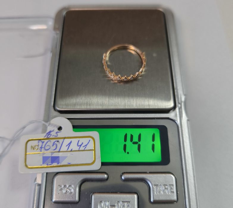 Кольцо золотое Корона р16.5