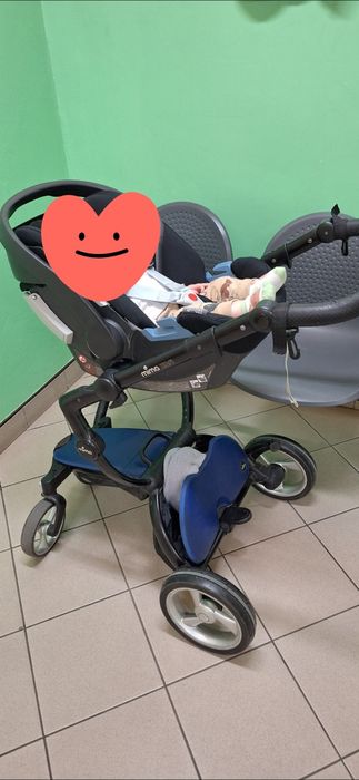 Wózek 2w1 głęboko spacerowy Mima Xari Royal Blue