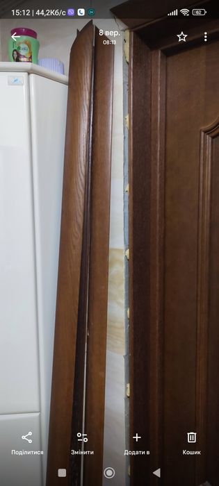 Двері натуральний шпон.