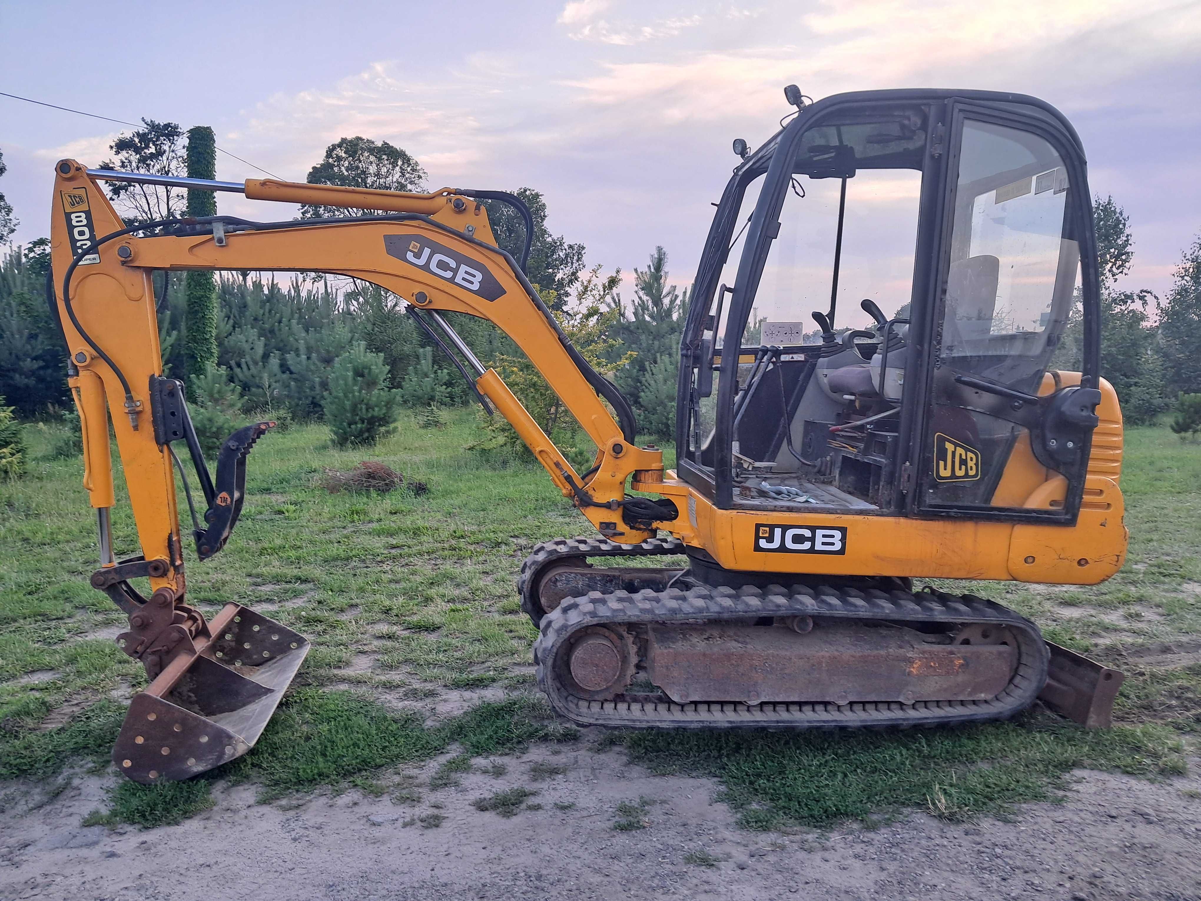 minikoparka mini koparka jcb 803 super